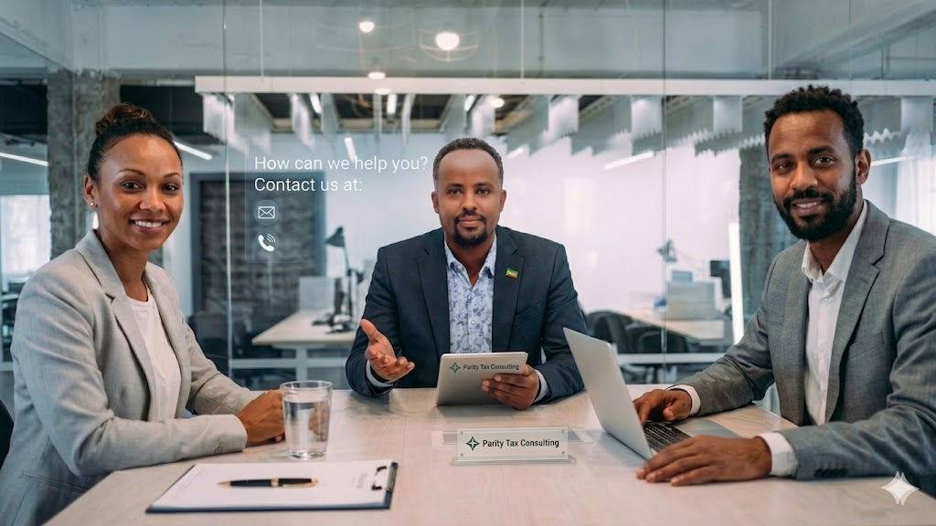 Parity Tax Consulting advisory team in a meeting